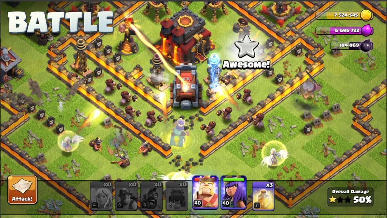 clash of clans mod apk unlimited troops